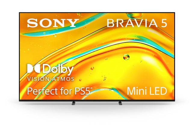 Sony 65-Inch BRAVIA 5 Mini LED 4K HDR Google TV (K-65XR50)