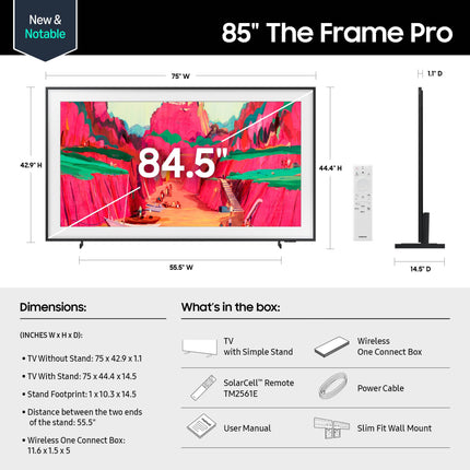 Samsung 55-Inch The Frame LS03F 4K QLED Smart TV (2025)