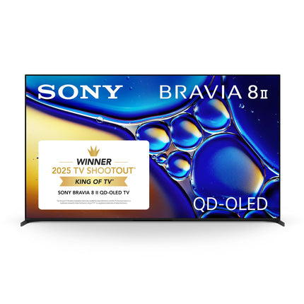 Sony 55-Inch BRAVIA 8 II QD OLED 4K HDR Google TV (K-55XR80M2)