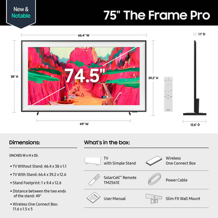 Samsung 55-Inch The Frame LS03F 4K QLED Smart TV (2025)