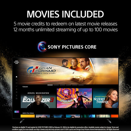 Sony 55-Inch BRAVIA 8 II QD OLED 4K HDR Google TV (K-55XR80M2)