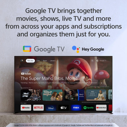 Sony 55-Inch BRAVIA XR8B OLED 4K HDR Google TV (K-55XR8B)