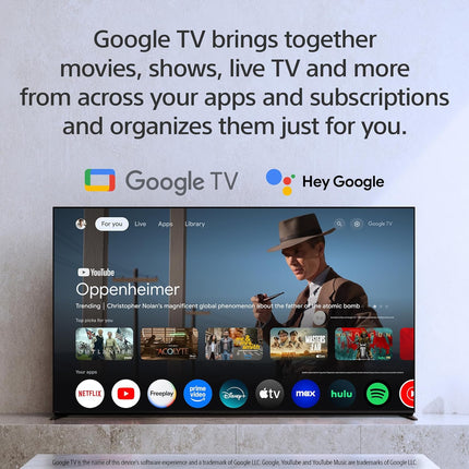 Sony 55-Inch BRAVIA 8 II QD OLED 4K HDR Google TV (K-55XR80M2)
