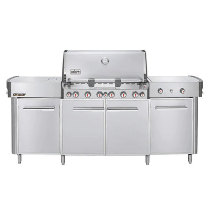 Weber Summit Grill Center Propane Gas Grill With Rotisserie, Sear Burner & Side Burner - Stainless Steel - 291001