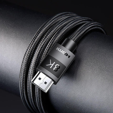 HDMI 2.1 Cable Ultra High Speed 8K60Hz 4K120Hz HDMI Splitter Cable 48Gbps Ultra High Speed 4K 120Hz Braided HDMI Cable Dynamic HDR Vision HDR 10 Compatible With UHD TV Laptop